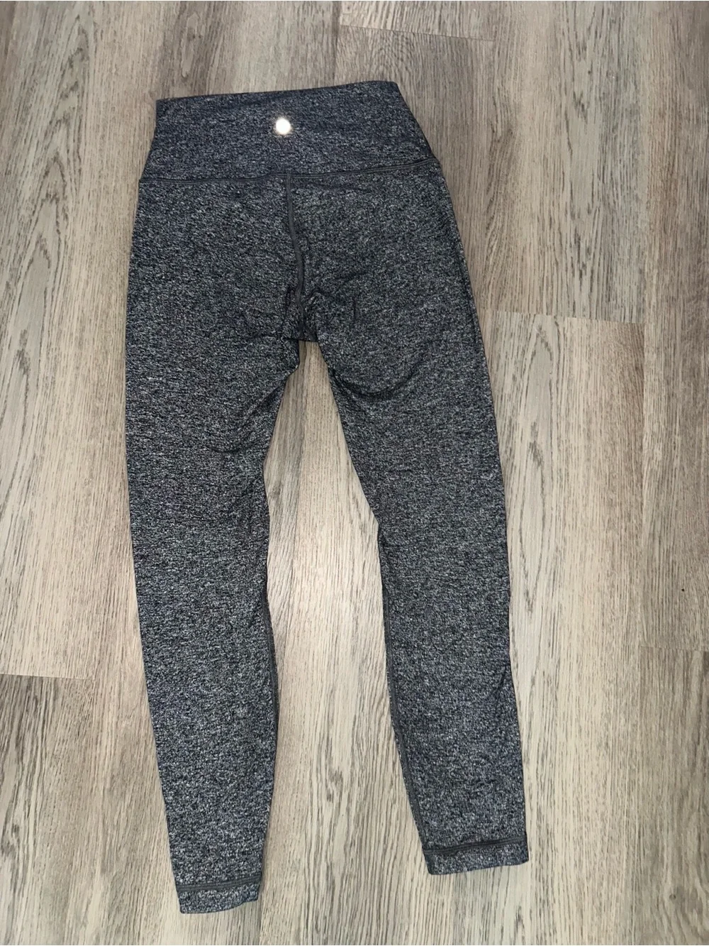 lululemon athletica Women's High-Rise Black & Gray Speckled Leggings